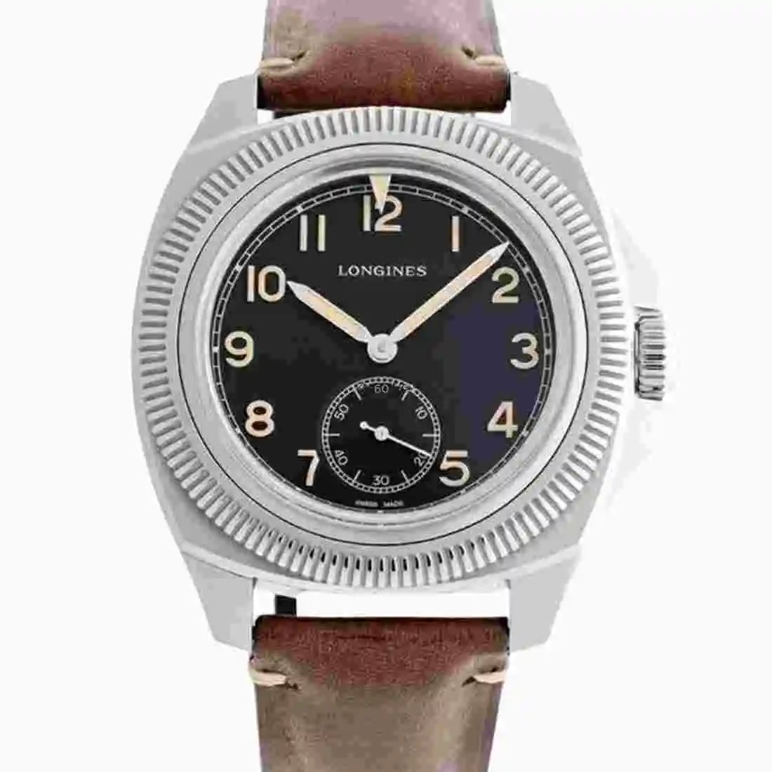 Longines Pilot Majetek Automatic Zwart 43 mm