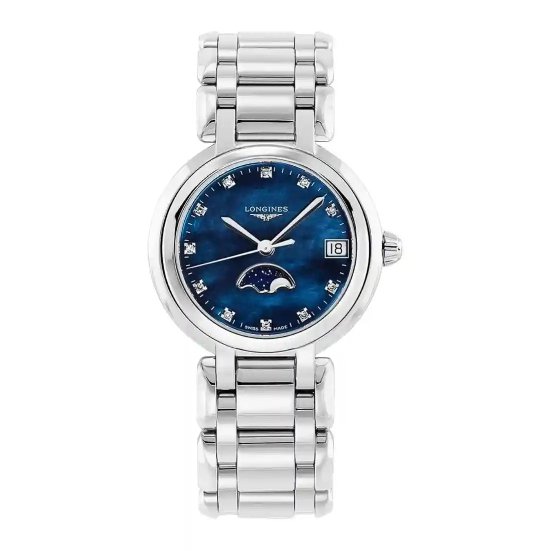 Longines PrimaLuna Quartz Mother of Pearl 30mm