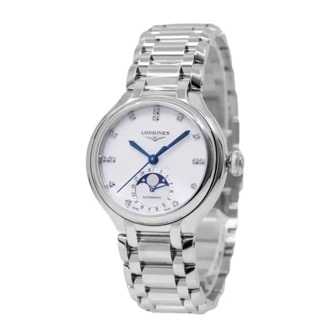 Longines PrimaLuna Automatic White 34mm