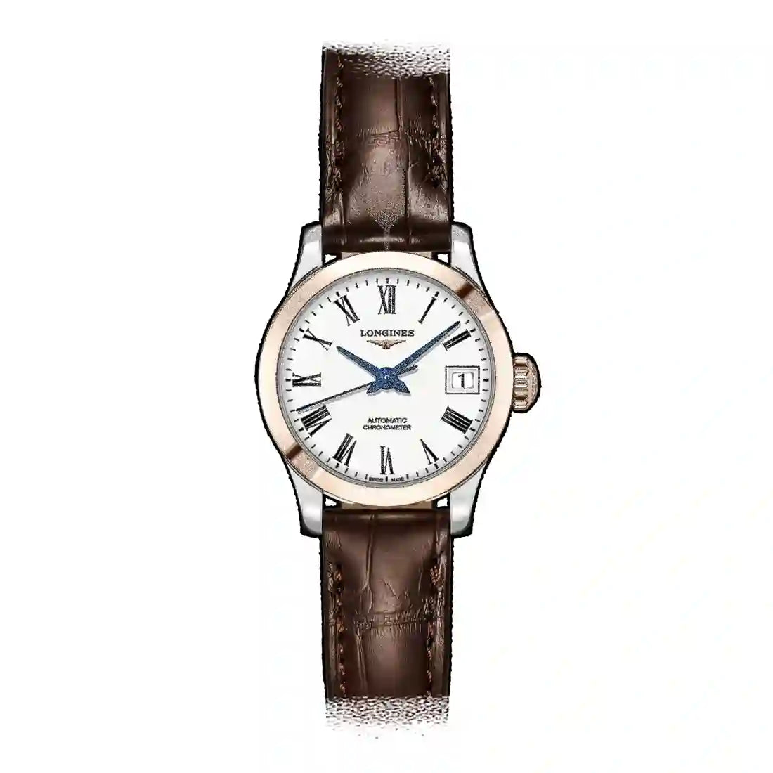 Longines Record Automatik Weiß