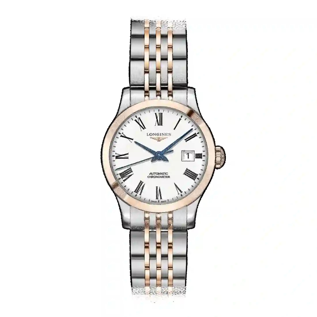 Longines Record Automatik Weiß