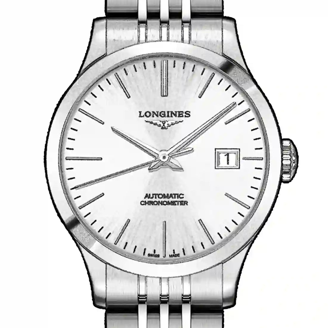 Longines Record Automatik Silber