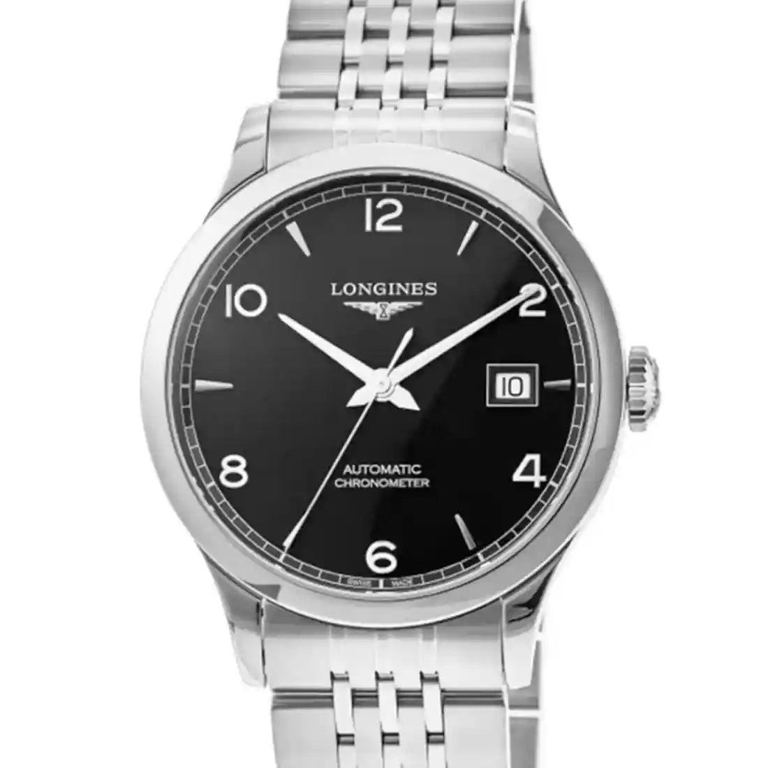 Longines Record Automatik Schwarz