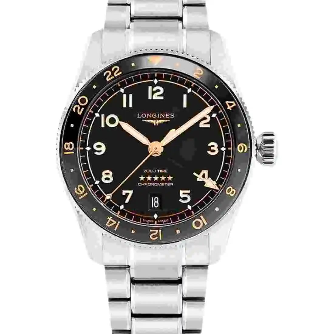 Longines Spirit Automatic Black 39mm