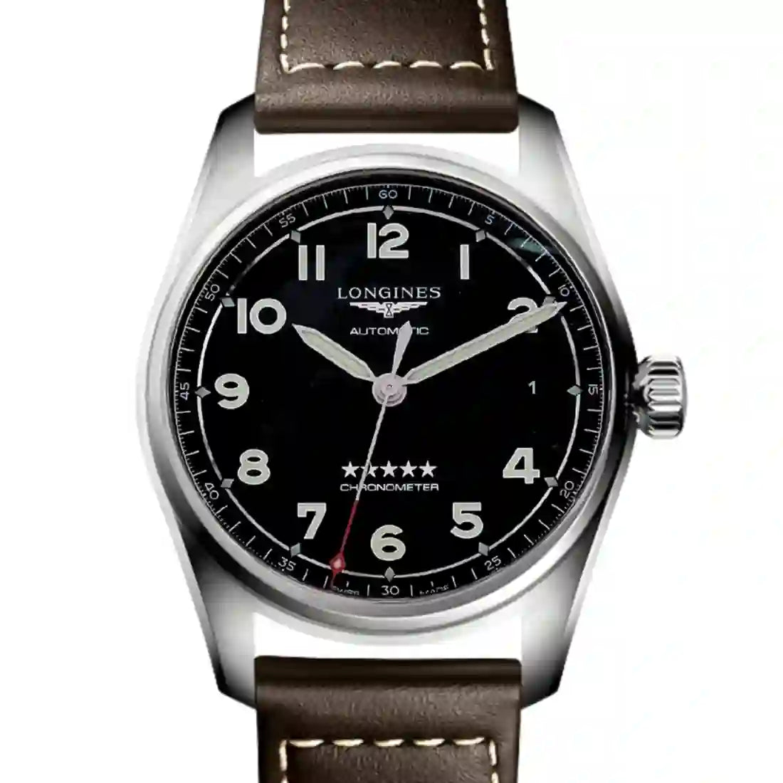 Longines Spirit Automatic Zwart 40 mm