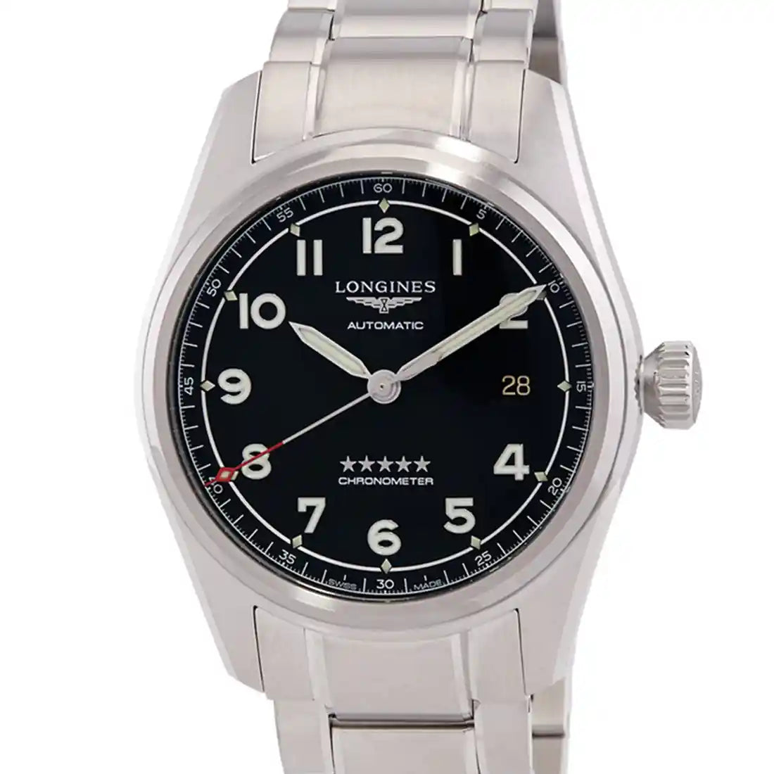 Longines Spirit Automatik Schwarz