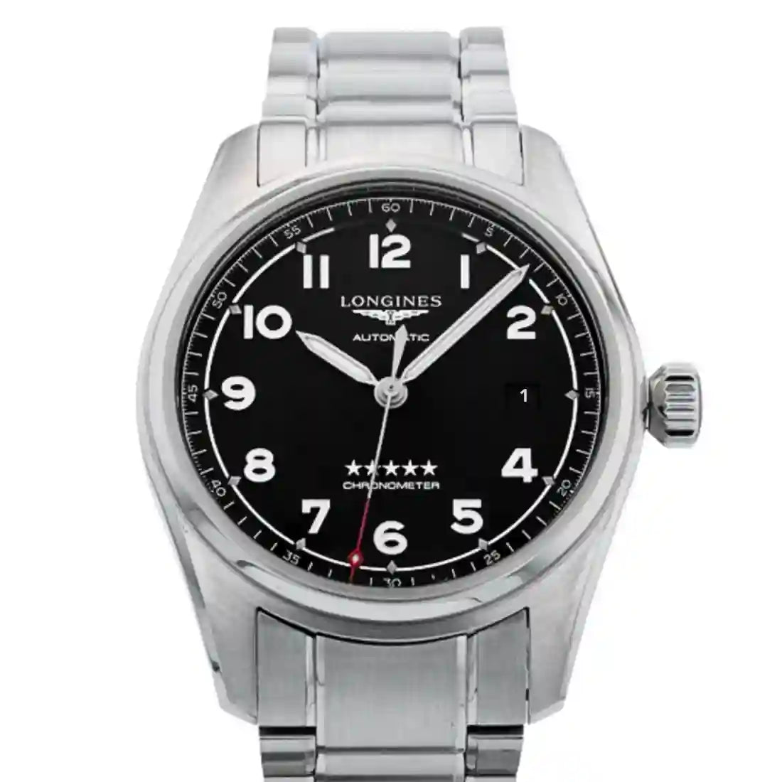 Longines Spirit Automatic Zwart 40 mm