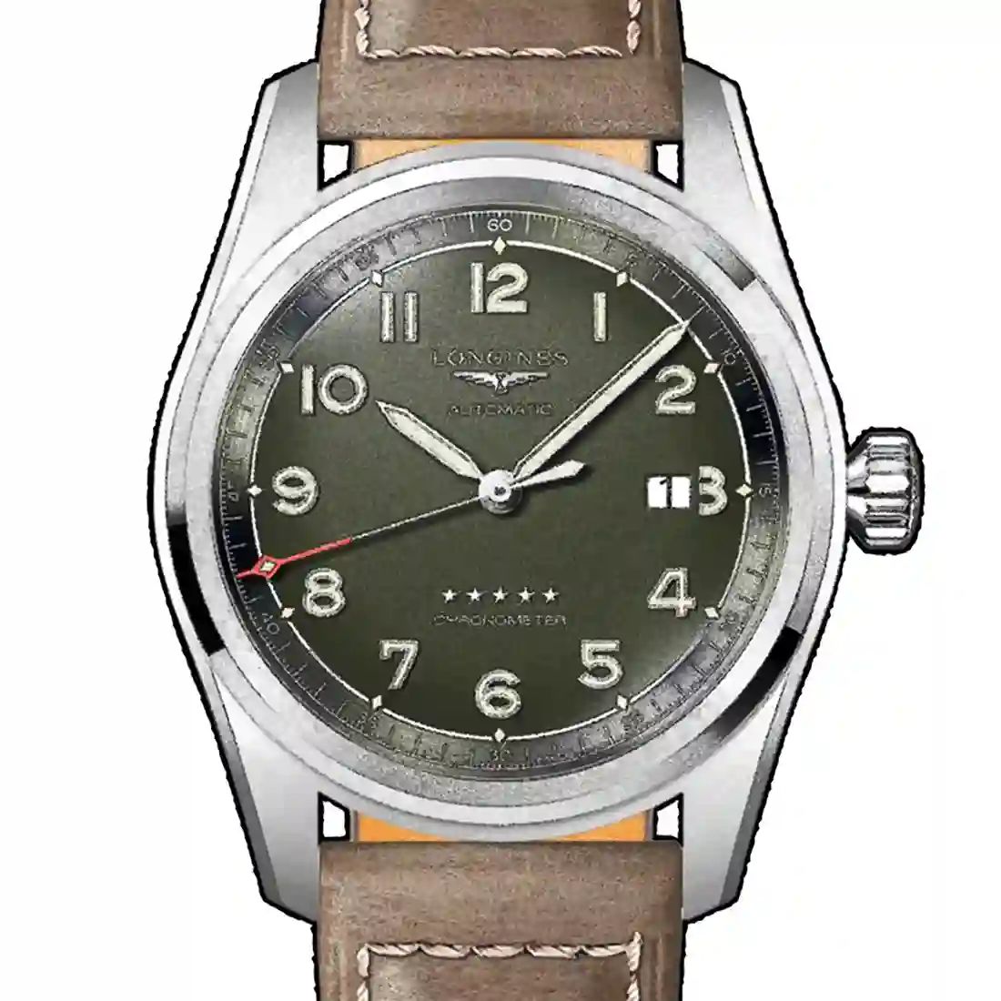 Longines Spirit Automatik Grün