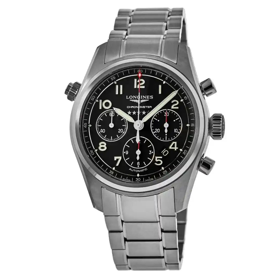Longines Spirit Automatik Schwarz