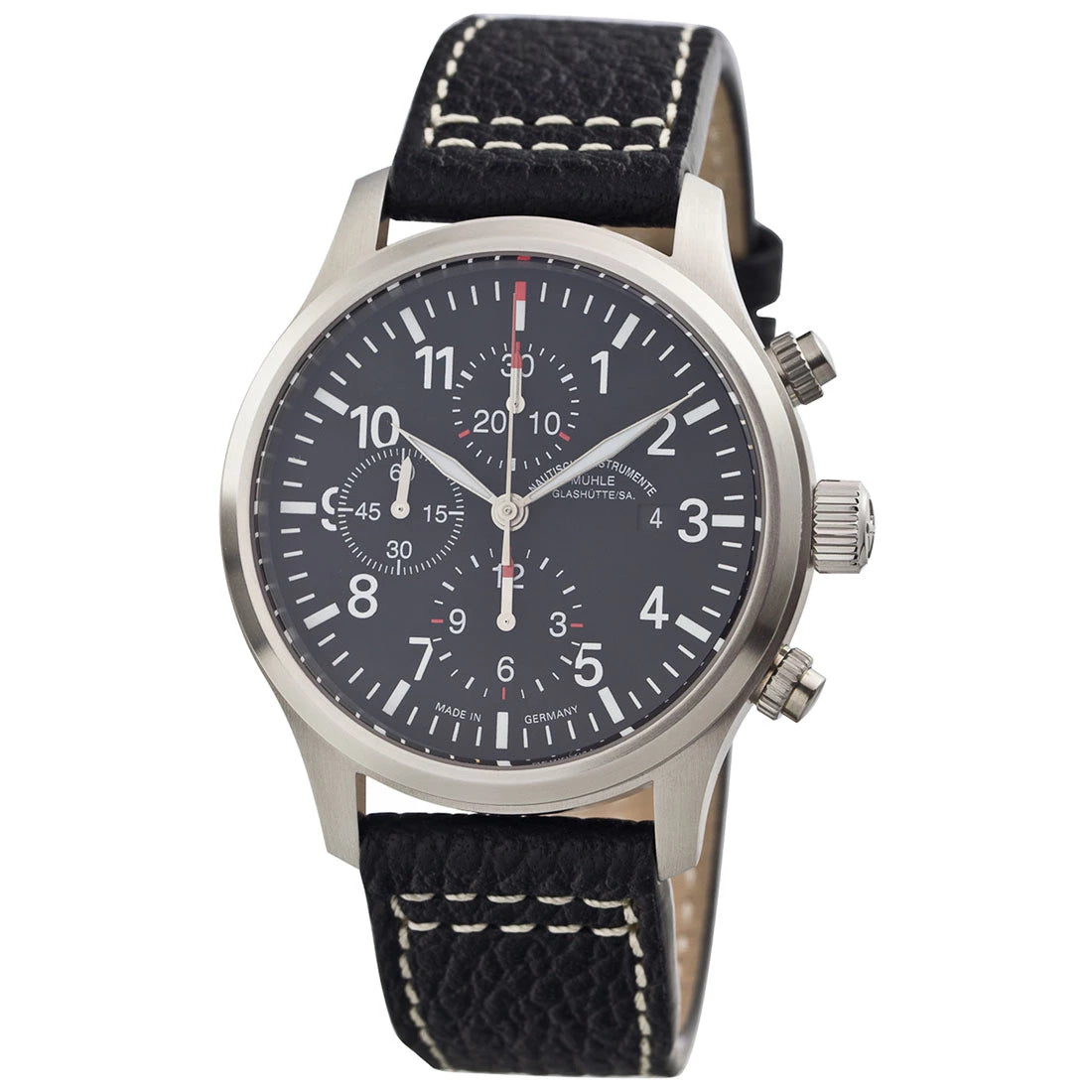 Mühle Glashütte Terrasport Automatic Zwart 44 mm