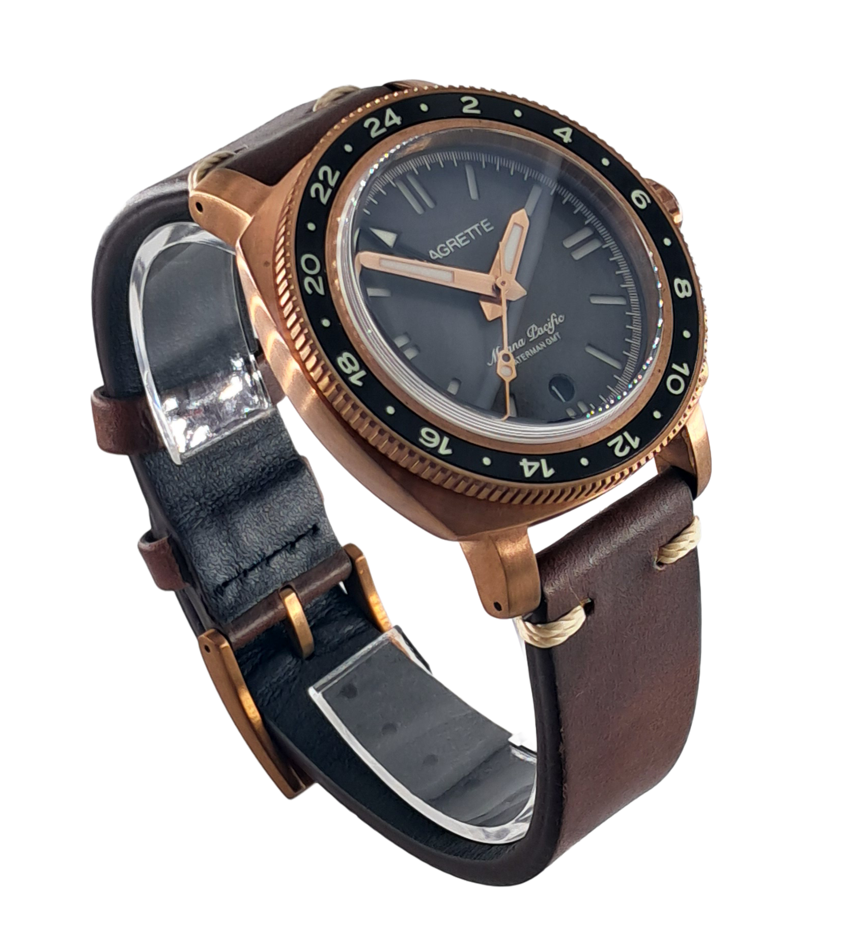 Magrette Moana Pacific Waterman Automatic Grijs 42 mm
