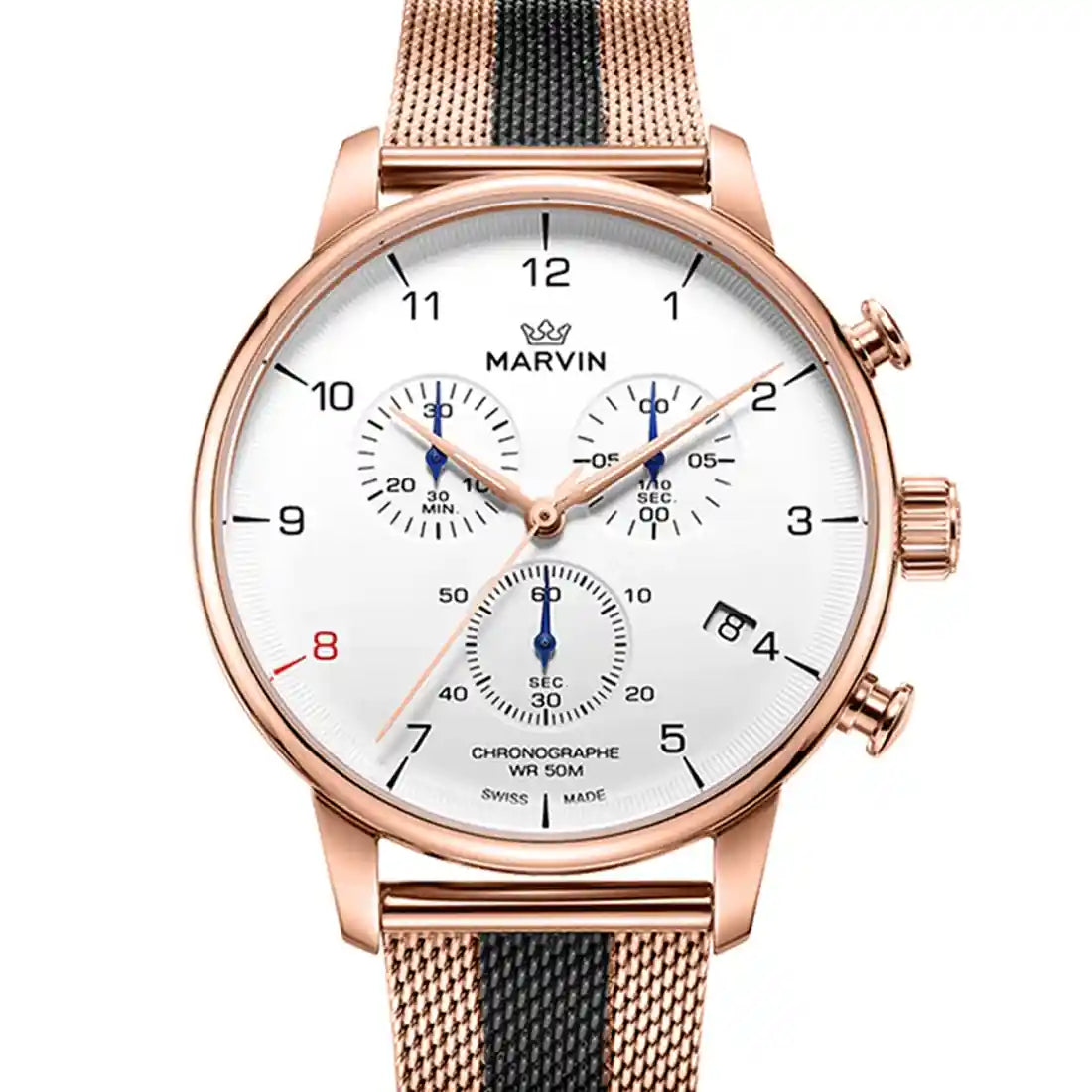 Montre Marvin Expectation Quartz Blanc