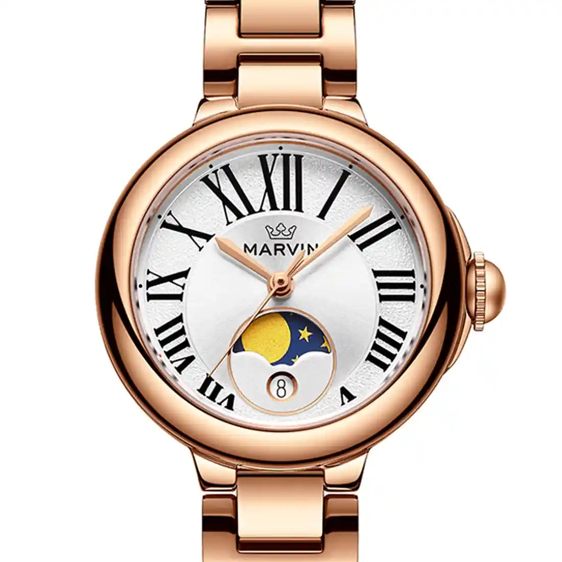 Montre Marvin, collection Ma Chérie, Quartz Blanc