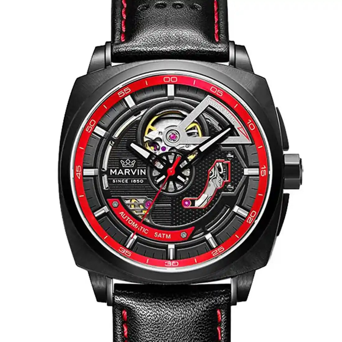 Marvin Watches Malton Cushion Automatic Multicolored 42mm