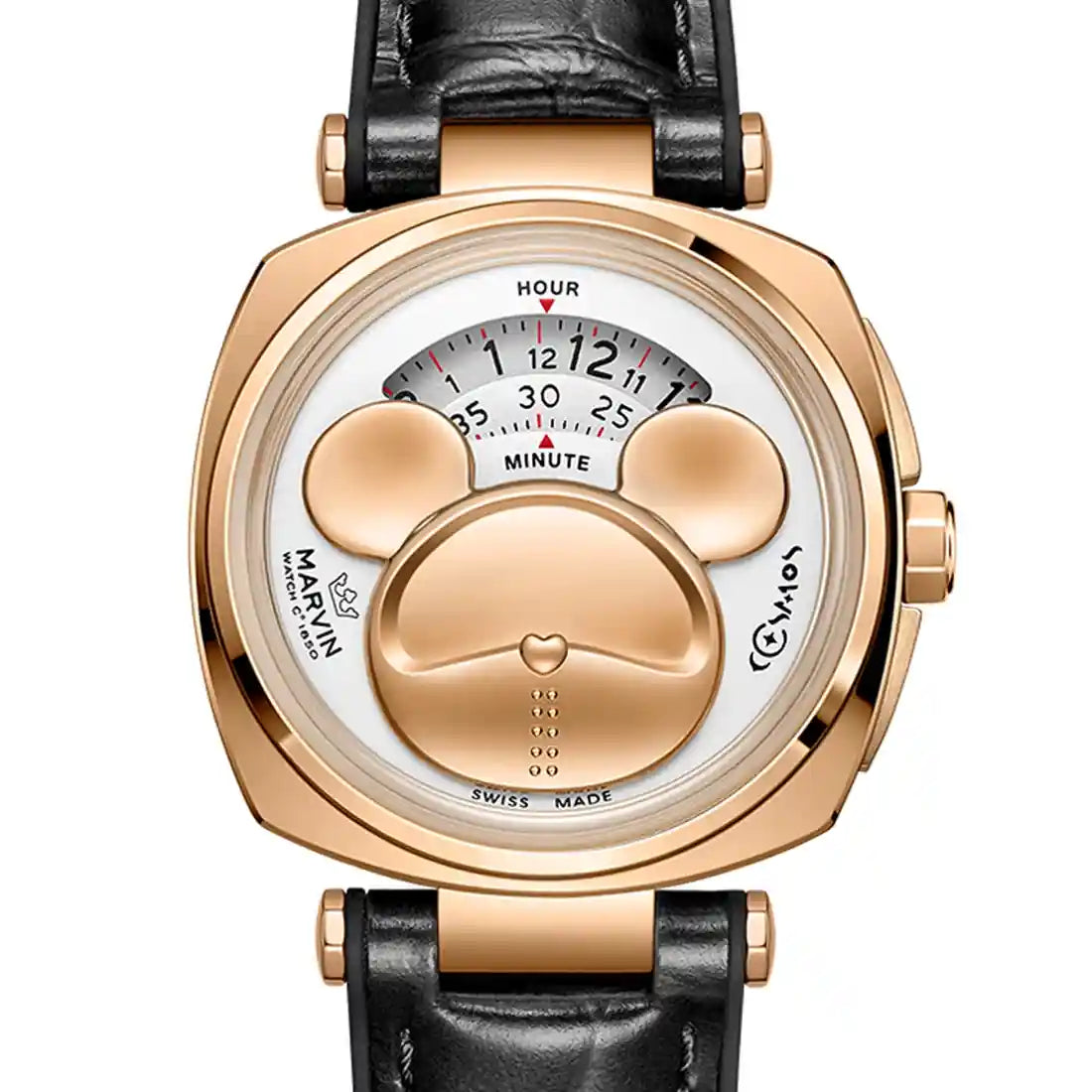 Montre Marvin Malton Coussin Automatique Blanc