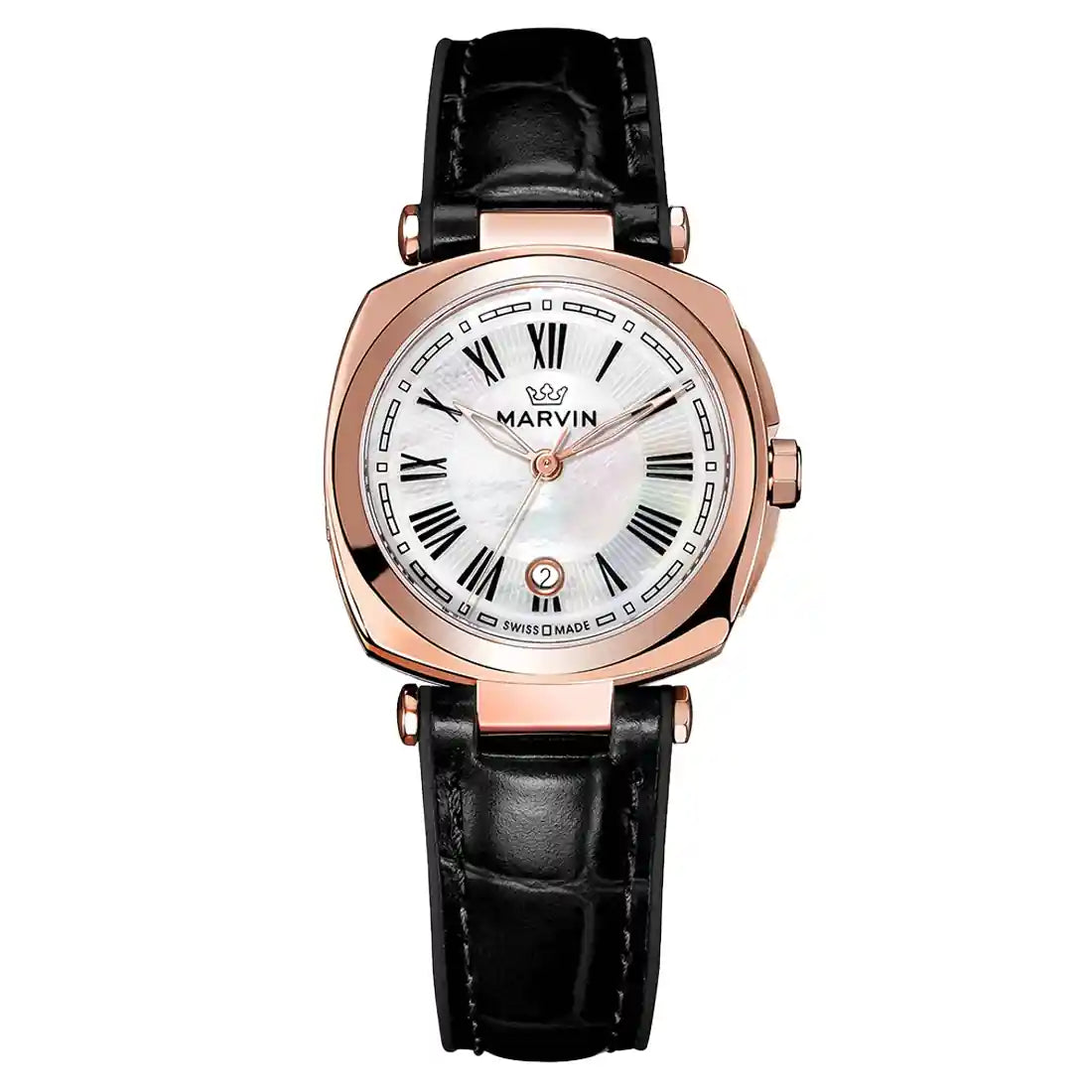 Montre Marvin Malton Rond Quartz Mère De Perle