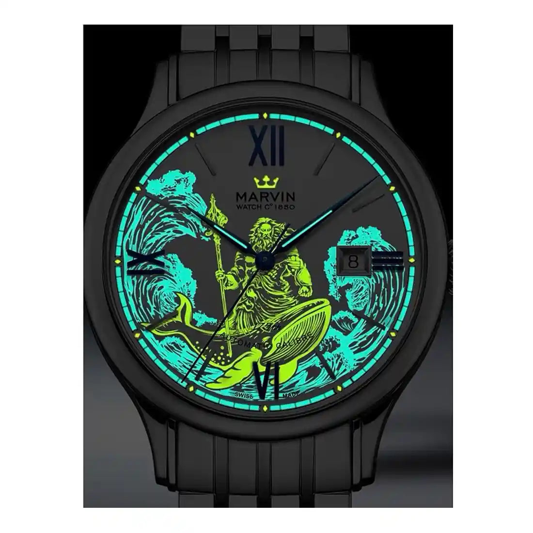 Marvin Watches Malton Round Automatic White 41mm