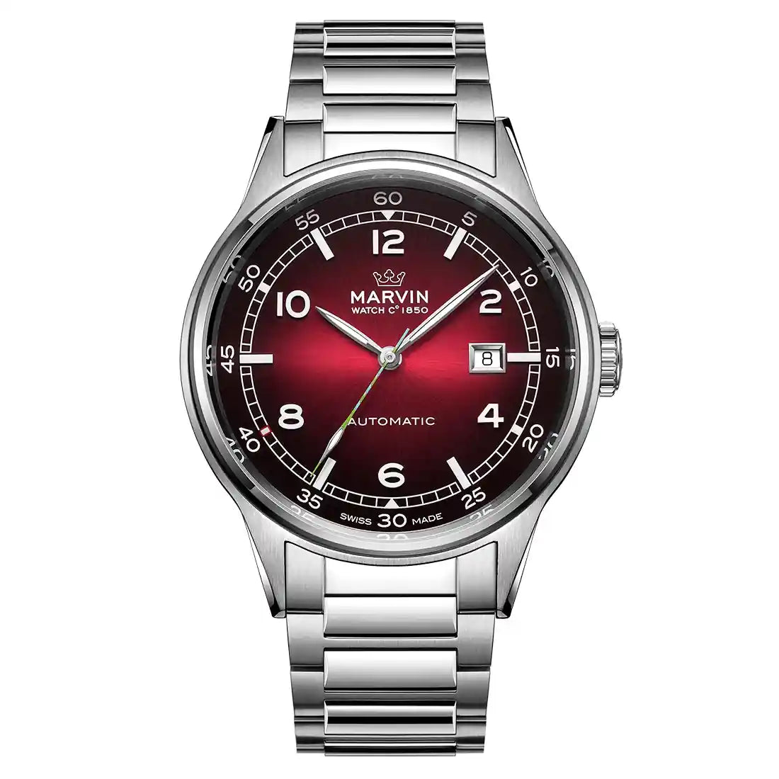 Marvin Watches Origin Automatic Burgundy 44mm