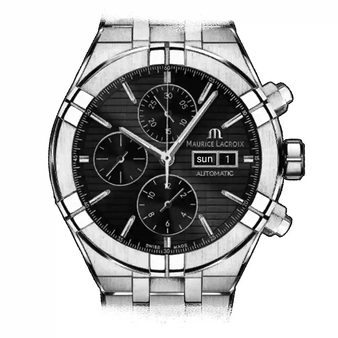 Maurice Lacroix Aikon Automatic Zwart 44 mm