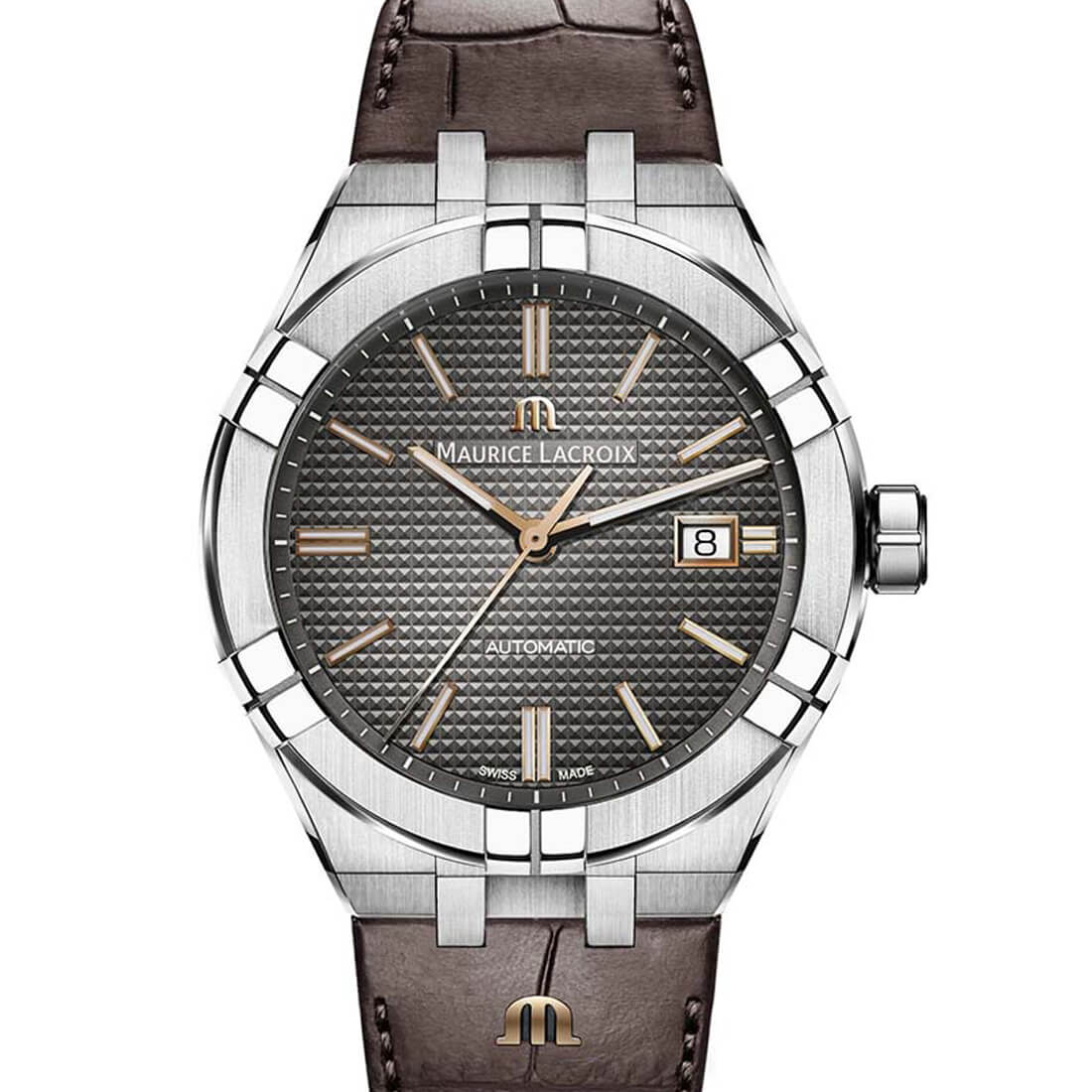 Maurice Lacroix Aikon Automatik Grau 42mm AI6008-SS001-331-1