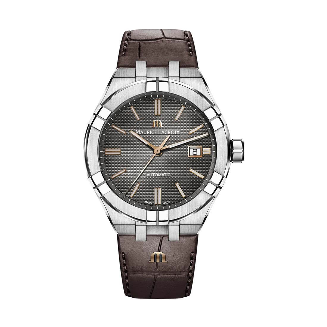 Maurice Lacroix Aikon Automatik Grau 42mm AI6008-SS001-331-1