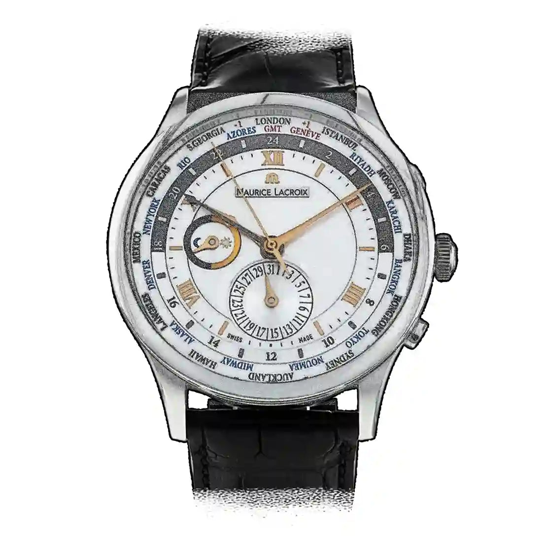 Maurice Lacroix Masterpiece Automatic Zilver 38 mm