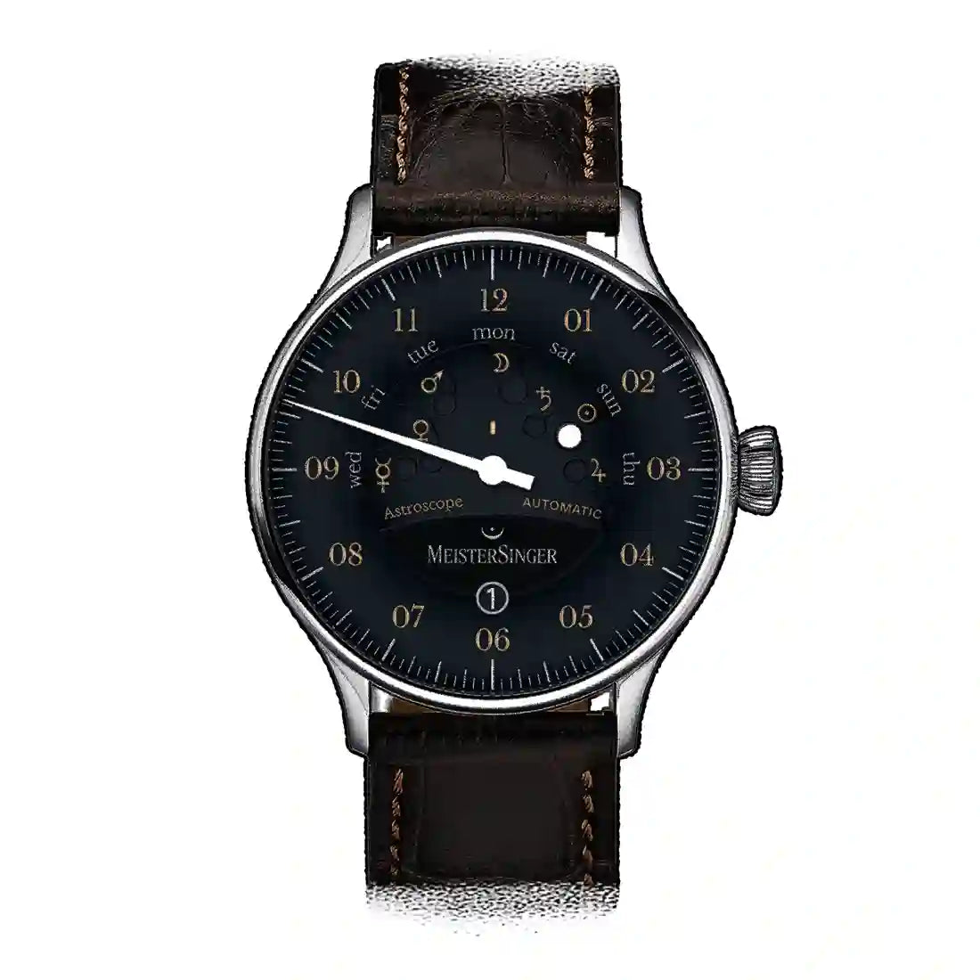 Meistersinger Astroscope Automatik Schwarz