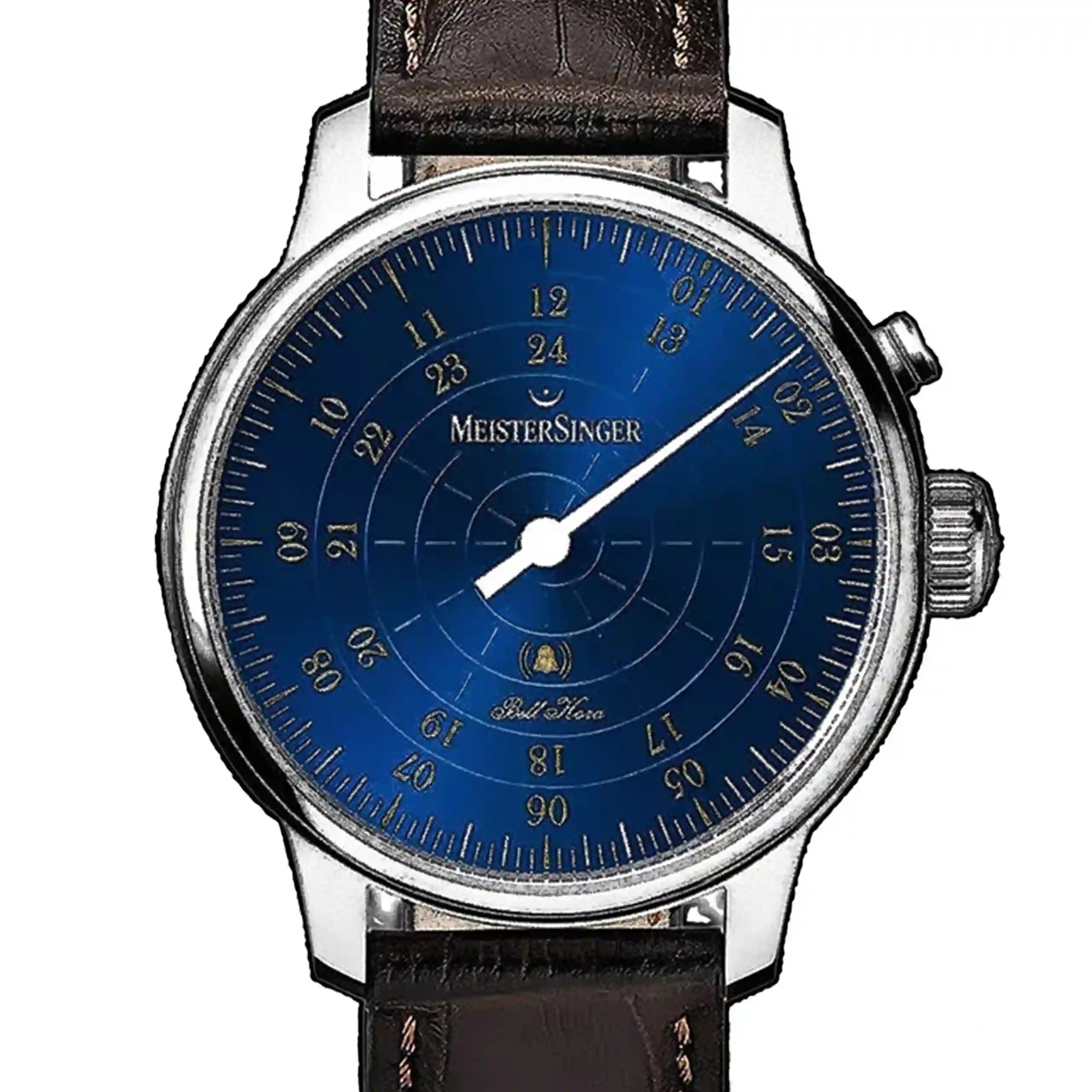 Meistersinger Bell Hora Automatique Bleu 43mm