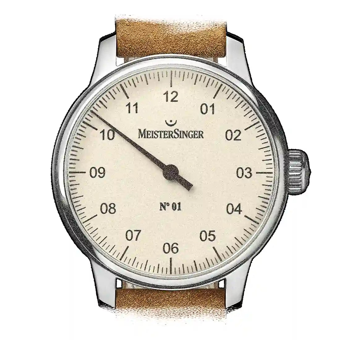 Meistersinger Nr. 01 Handaufzug Beige