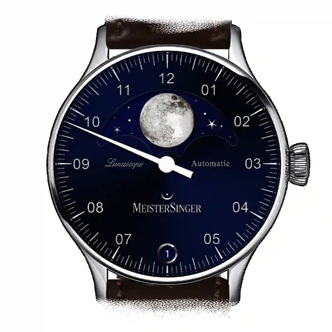 Meistersinger Lunascope Automatik 40 mm