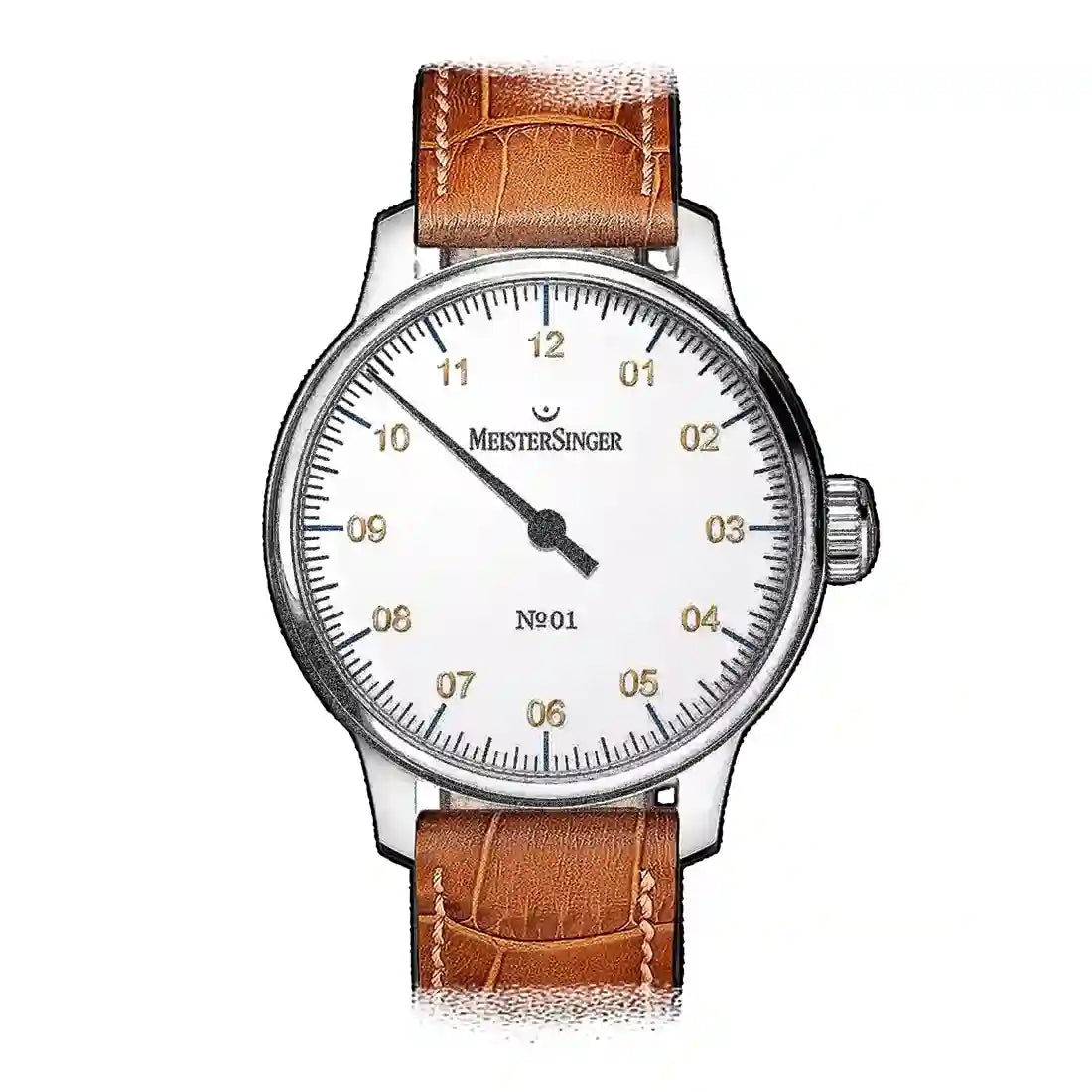 Meistersinger N°01 Remontage Manuel Blanc 43mm