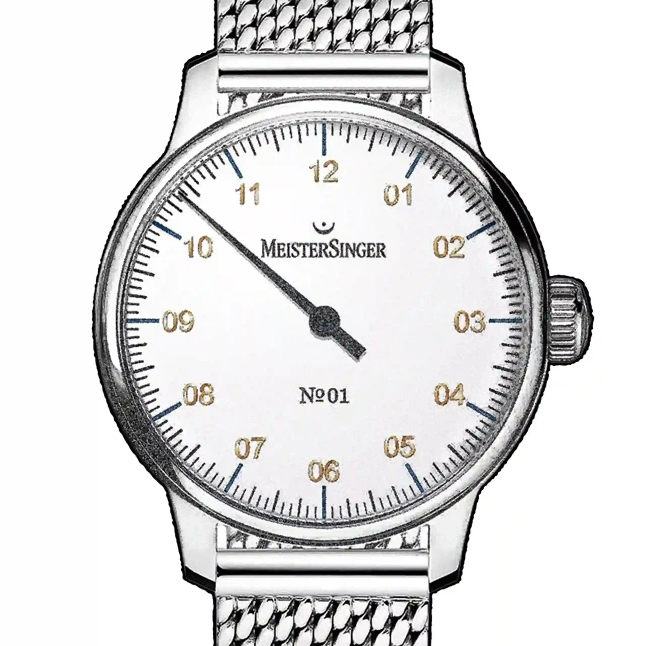 Meistersinger N°01 Remontage Manuel Blanc 43mm