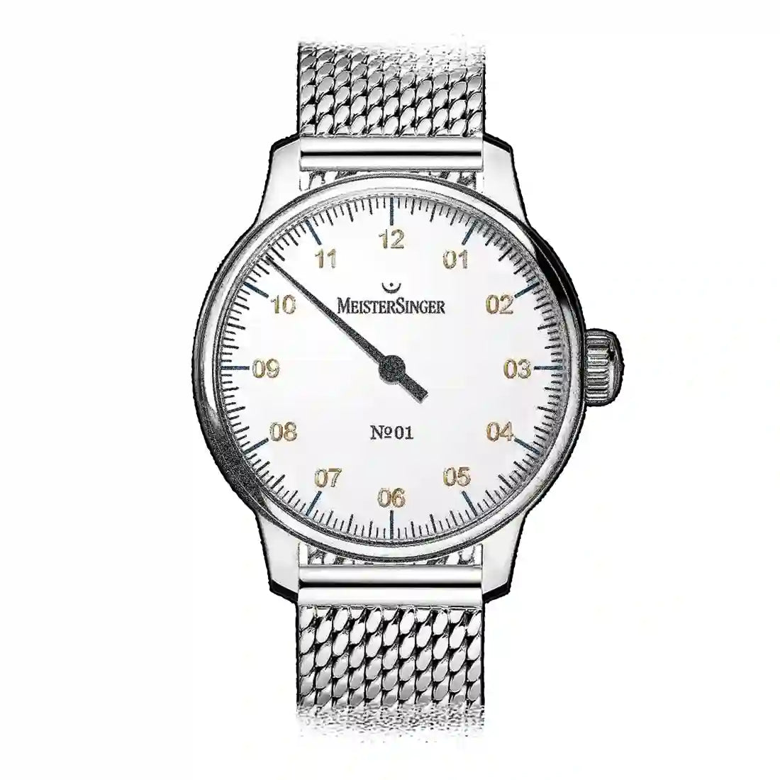 Meistersinger N°01 Remontage Manuel Blanc 43mm