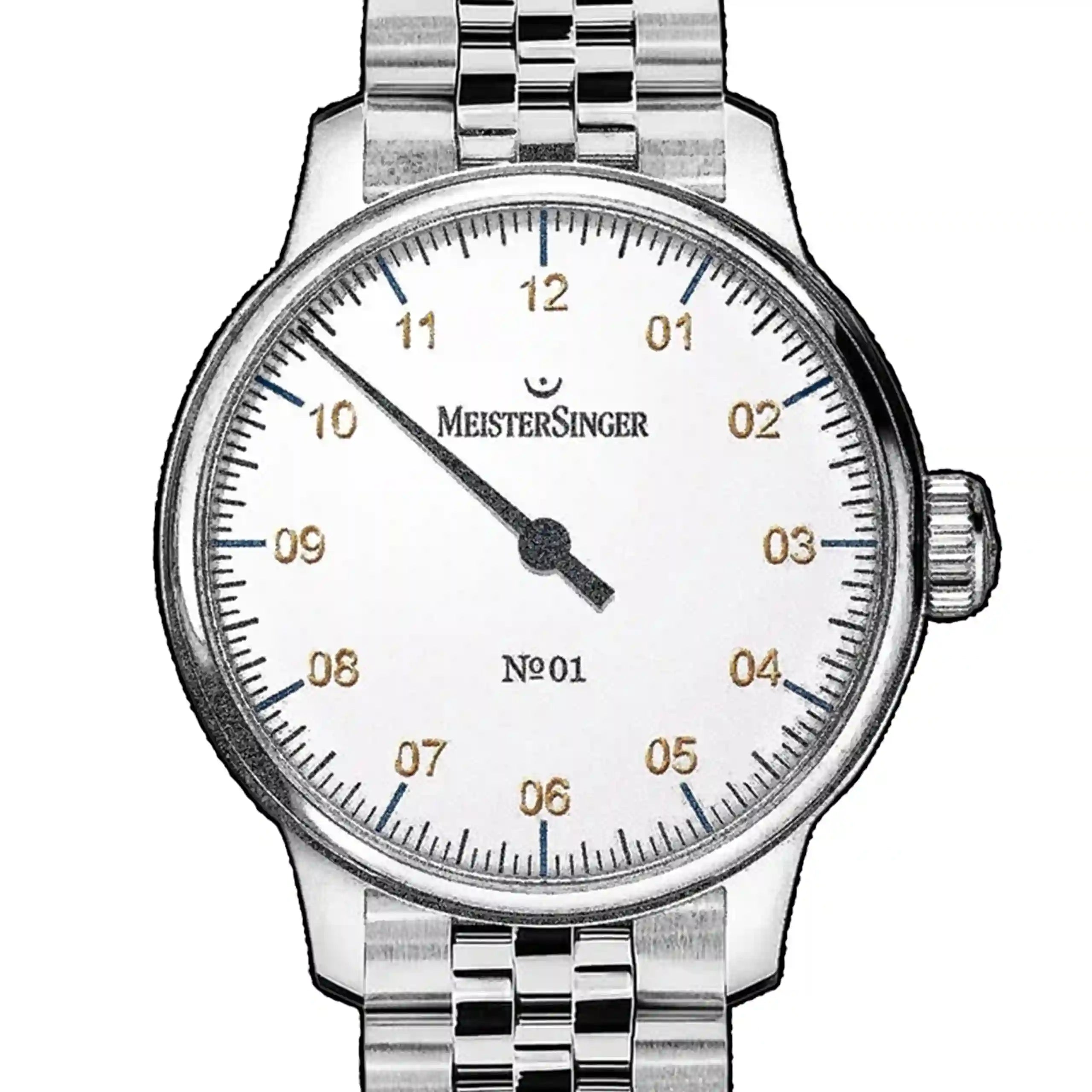 Meistersinger N°01 Remontage Manuel Blanc 43mm