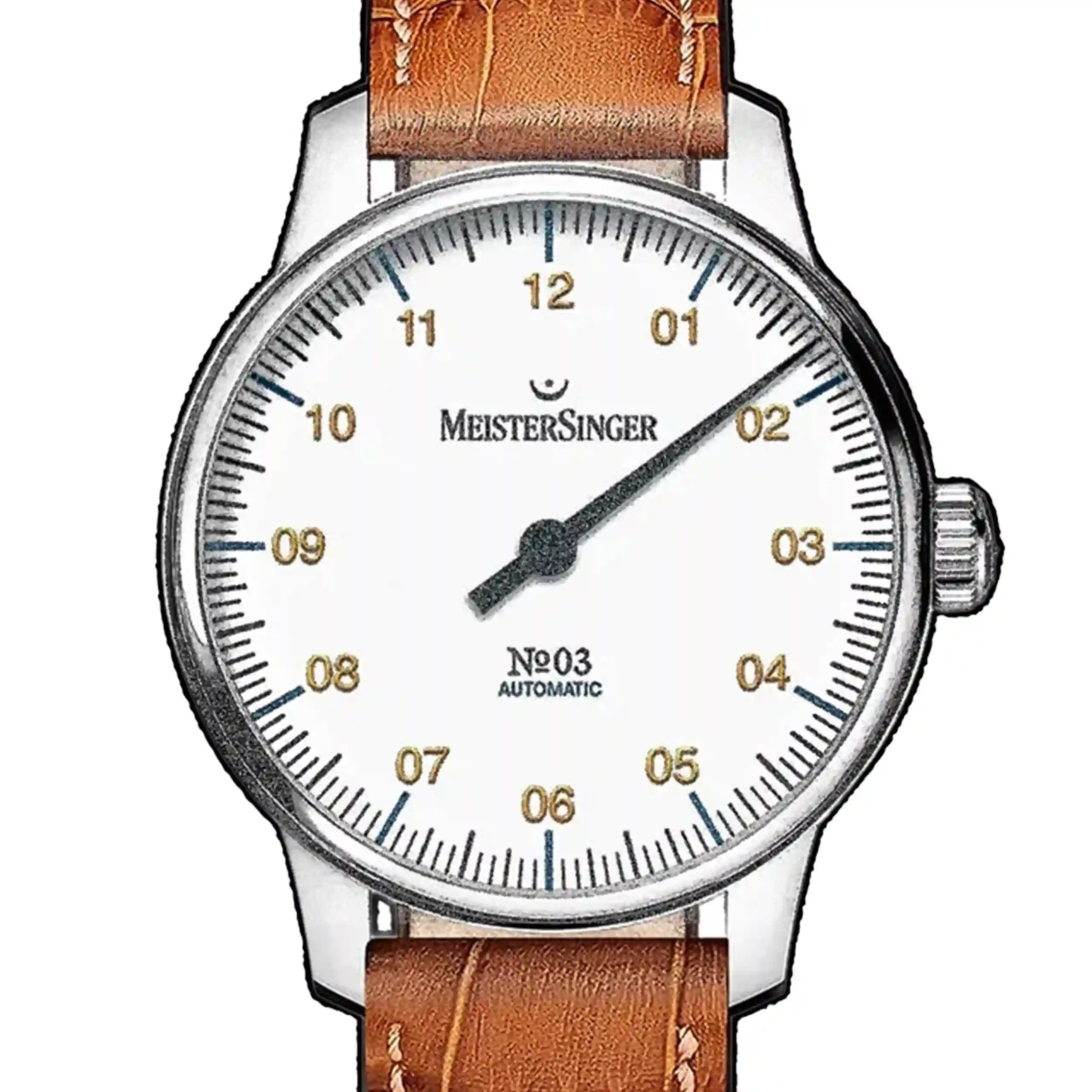 Meistersinger N°03 Automatique Blanc 38mm
