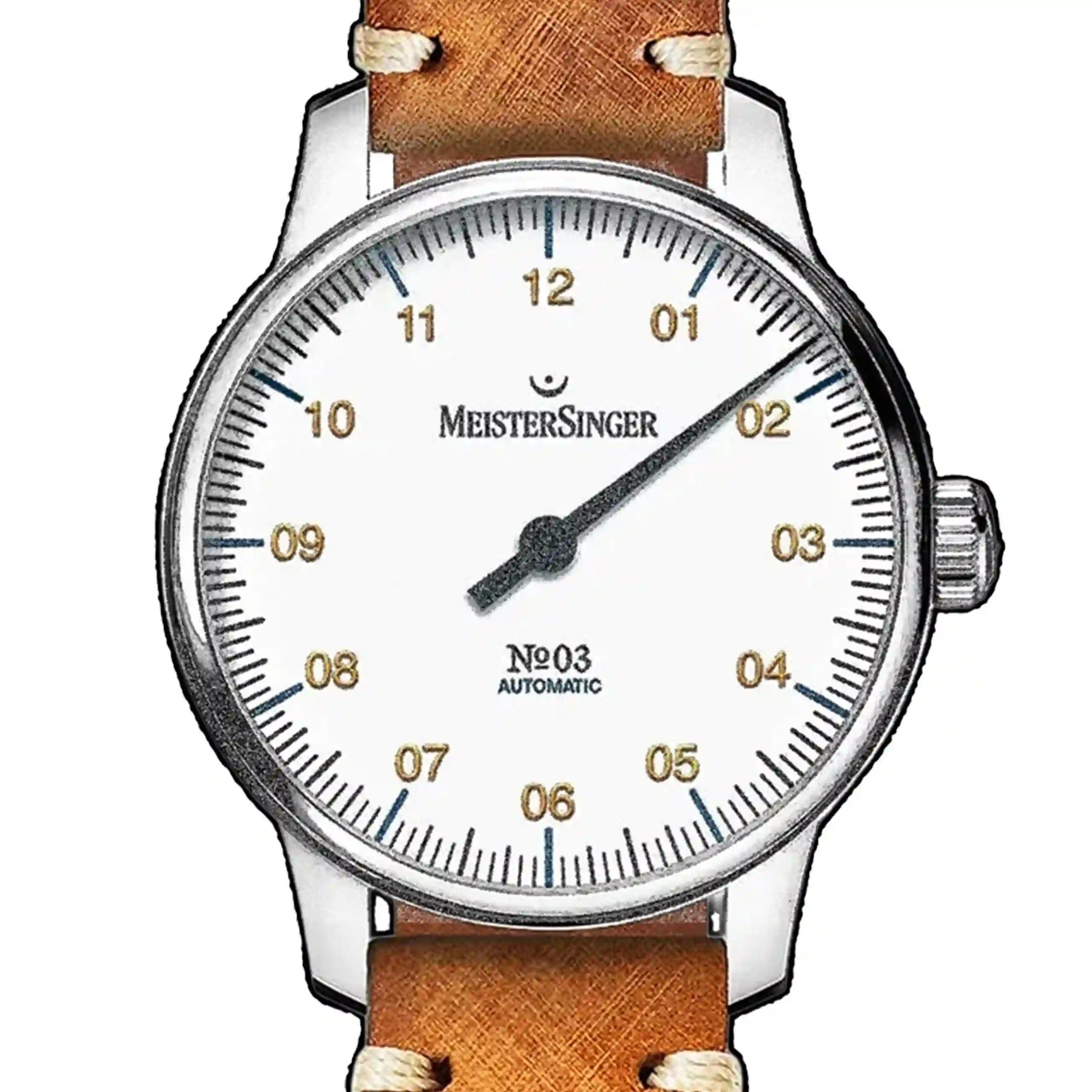 Meistersinger N°03 Automatique Blanc 38mm