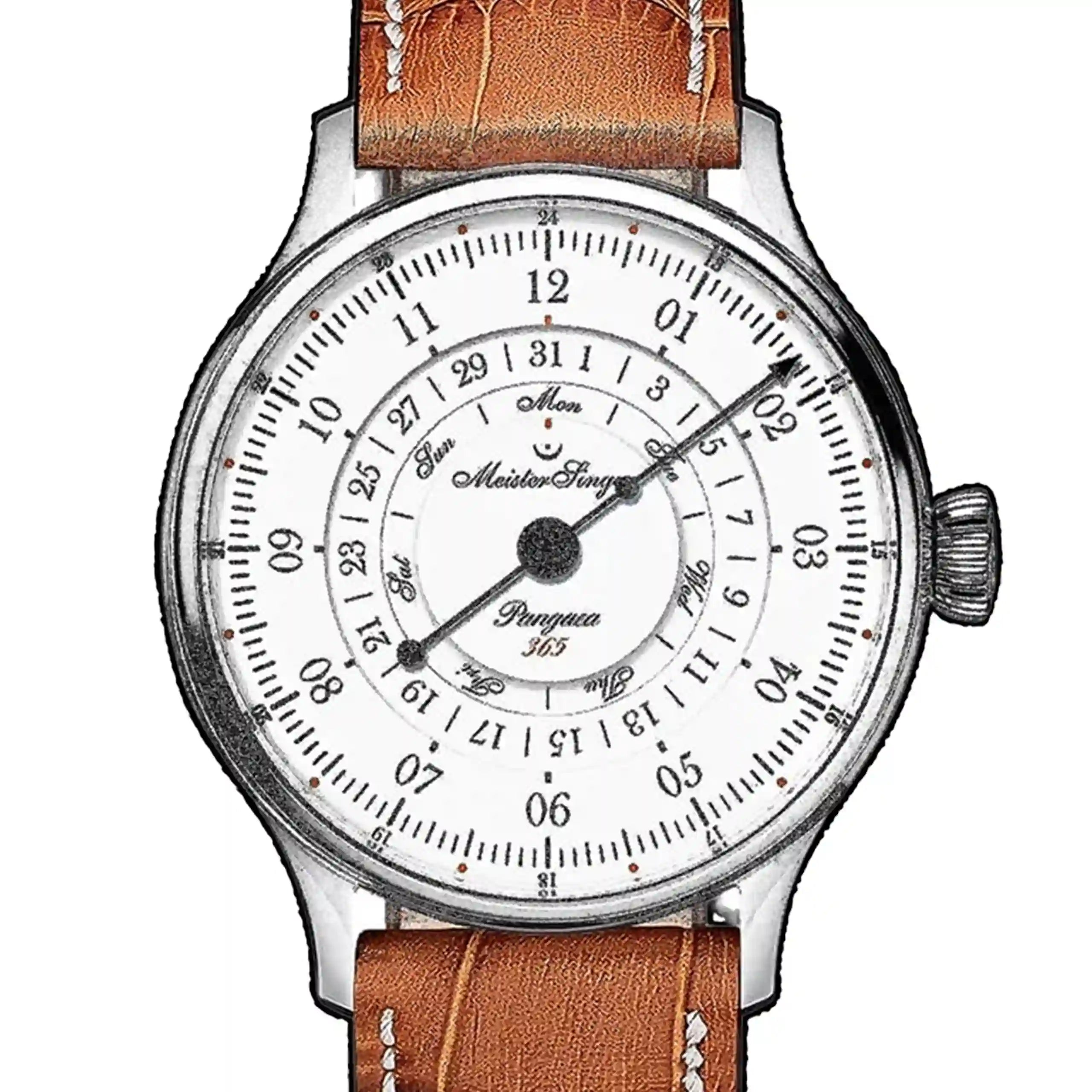 Meistersinger Pangaea Automatique Blanc 40mm