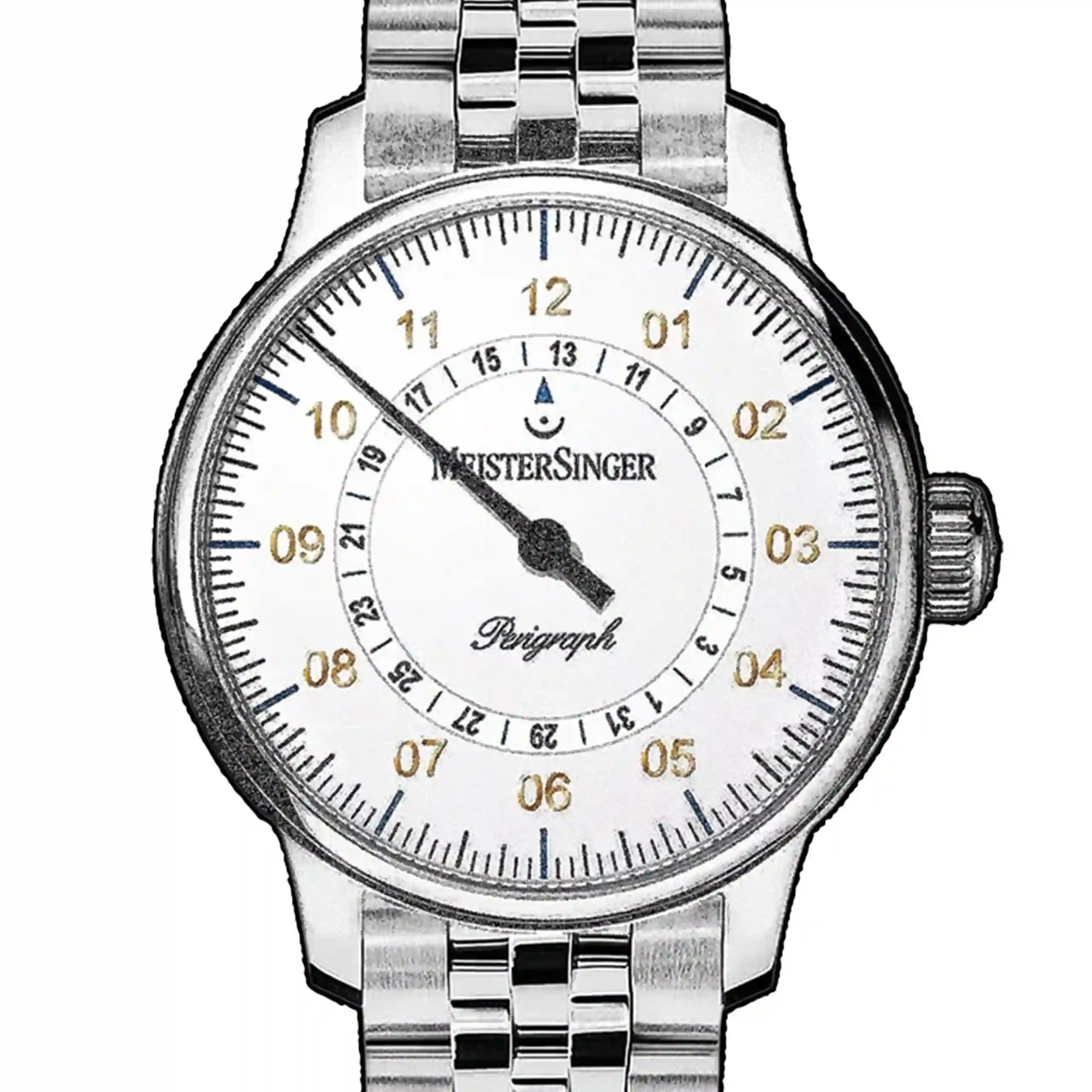 Meistersinger Perigraph Automatique Blanc 43mm