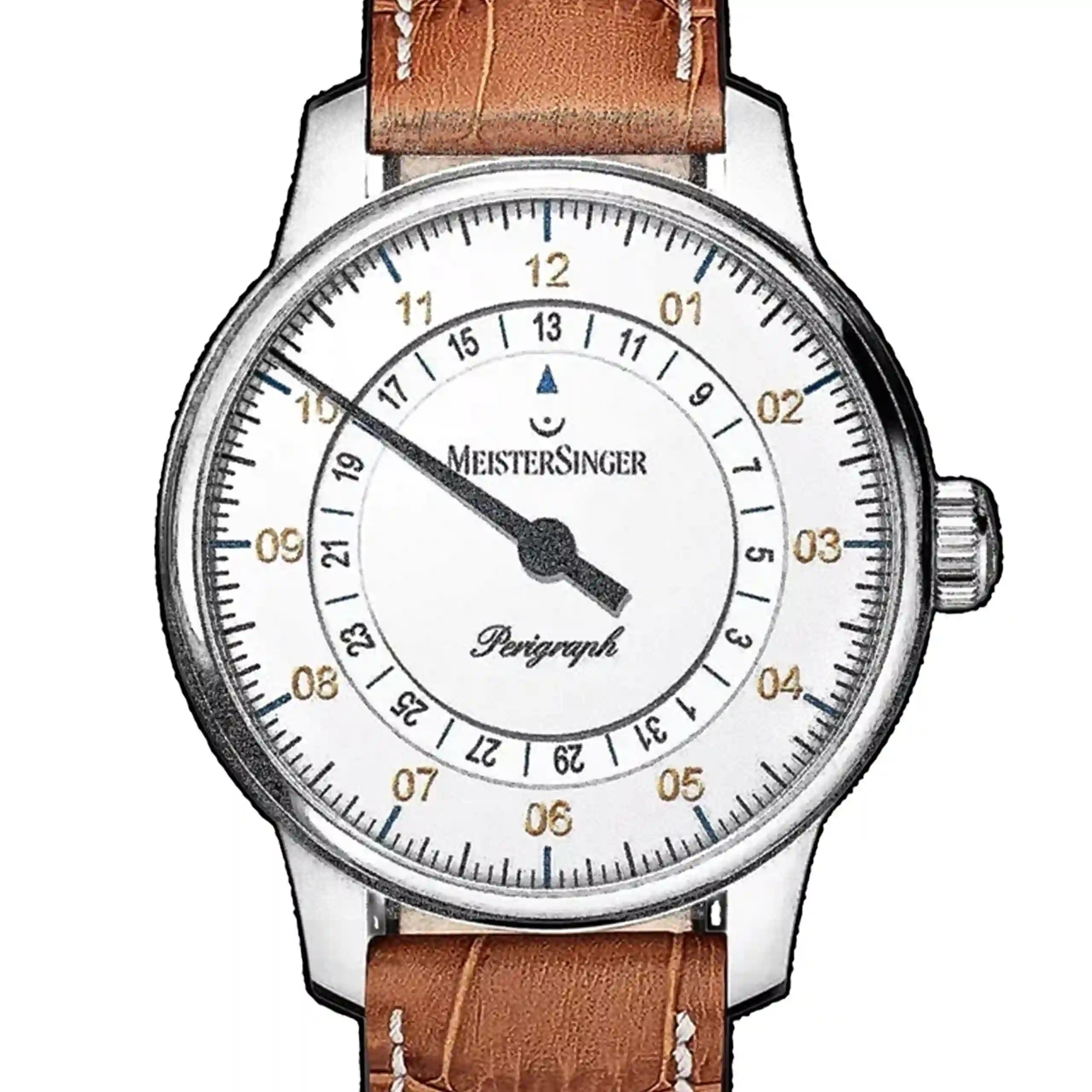 Meistersinger Perigraph Automatique Blanc 38mm