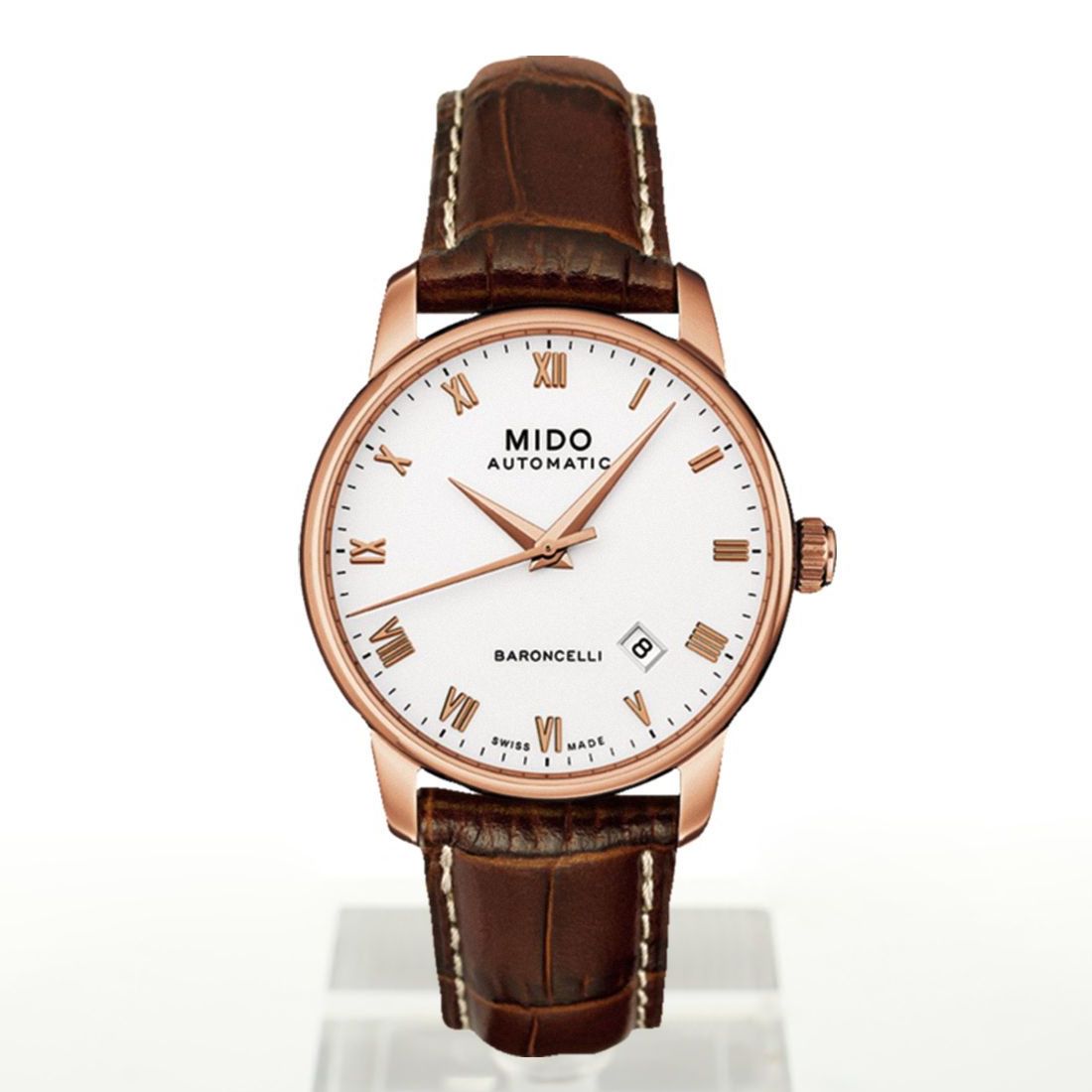 Mido Baroncelli Automatic Wit 38 mm
