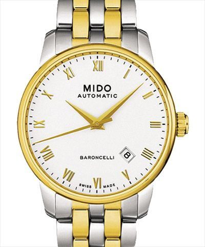 Mido Baroncelli Automatic Wit 38 mm