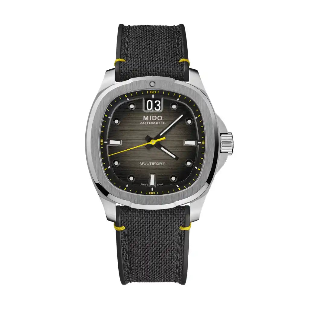 Mido Multifort M049.526.17.081.01 Gris Acier inoxydable 39,20 x 40,00 mm Montre