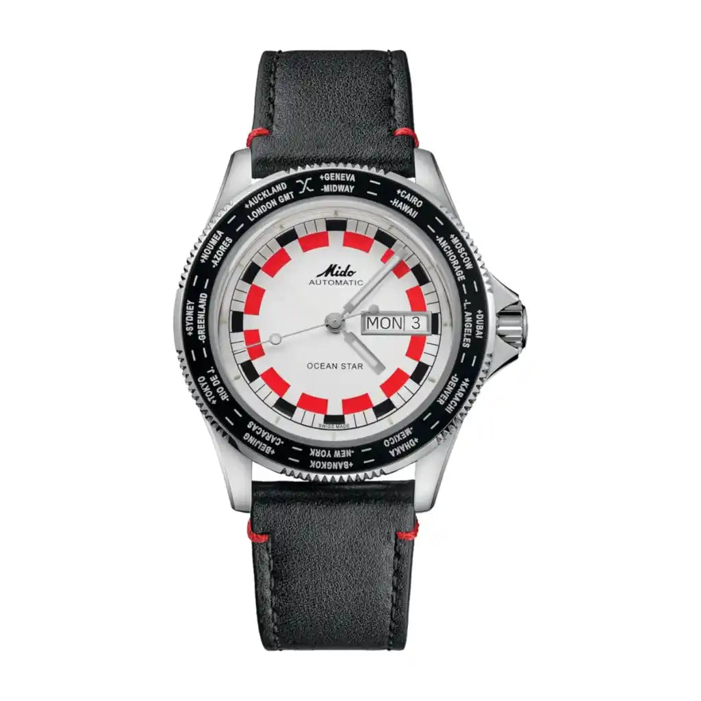 Mido Ocean Star M026.830.16.030.00 Montre Blanc en acier inoxydable, 41 mm