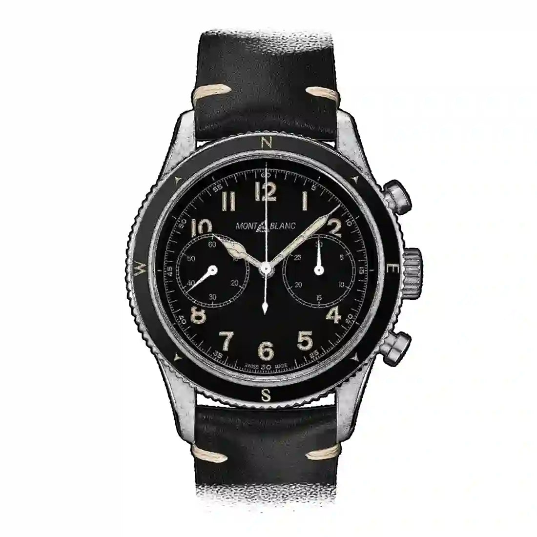 Montblanc 1858 Automatik Schwarz