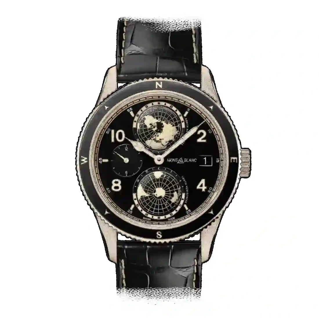 Montblanc 1858 Automatik Schwarz