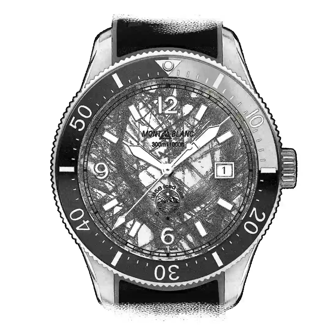 Montblanc 1858 Automatik Grau