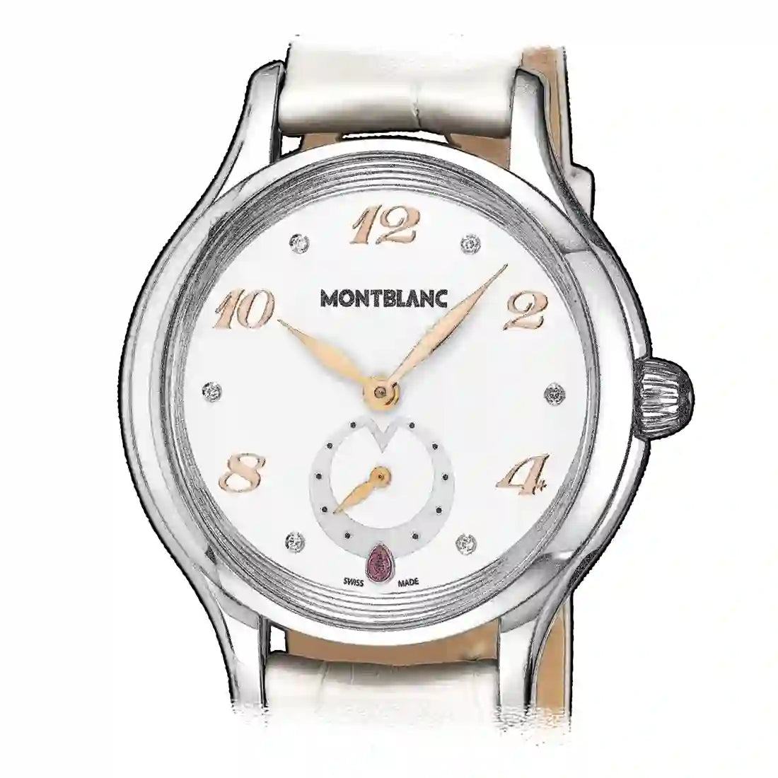 Montblanc Princesse Grace De Monaco Quarz Weiß