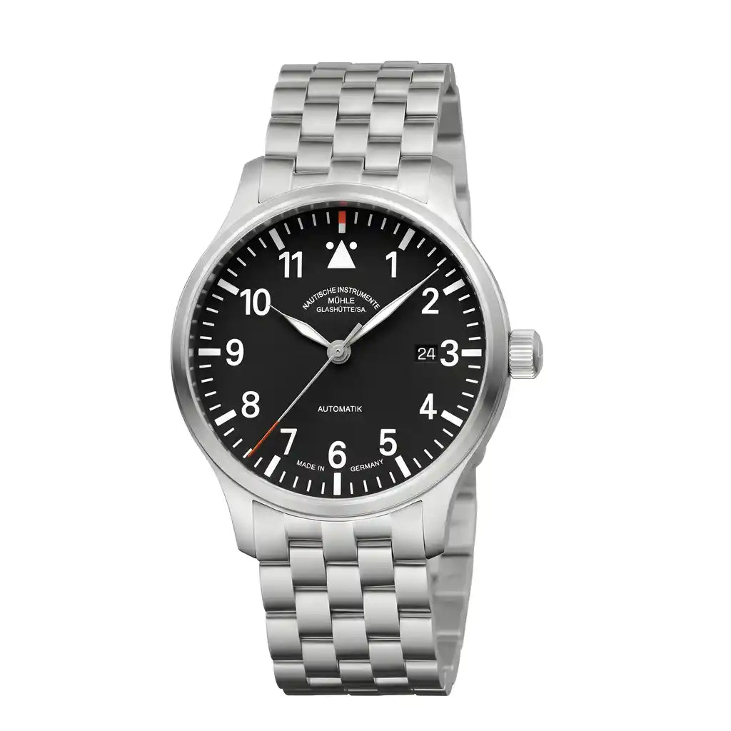 Mühle Glashütte Terrasport Automatik Schwarz 40mm