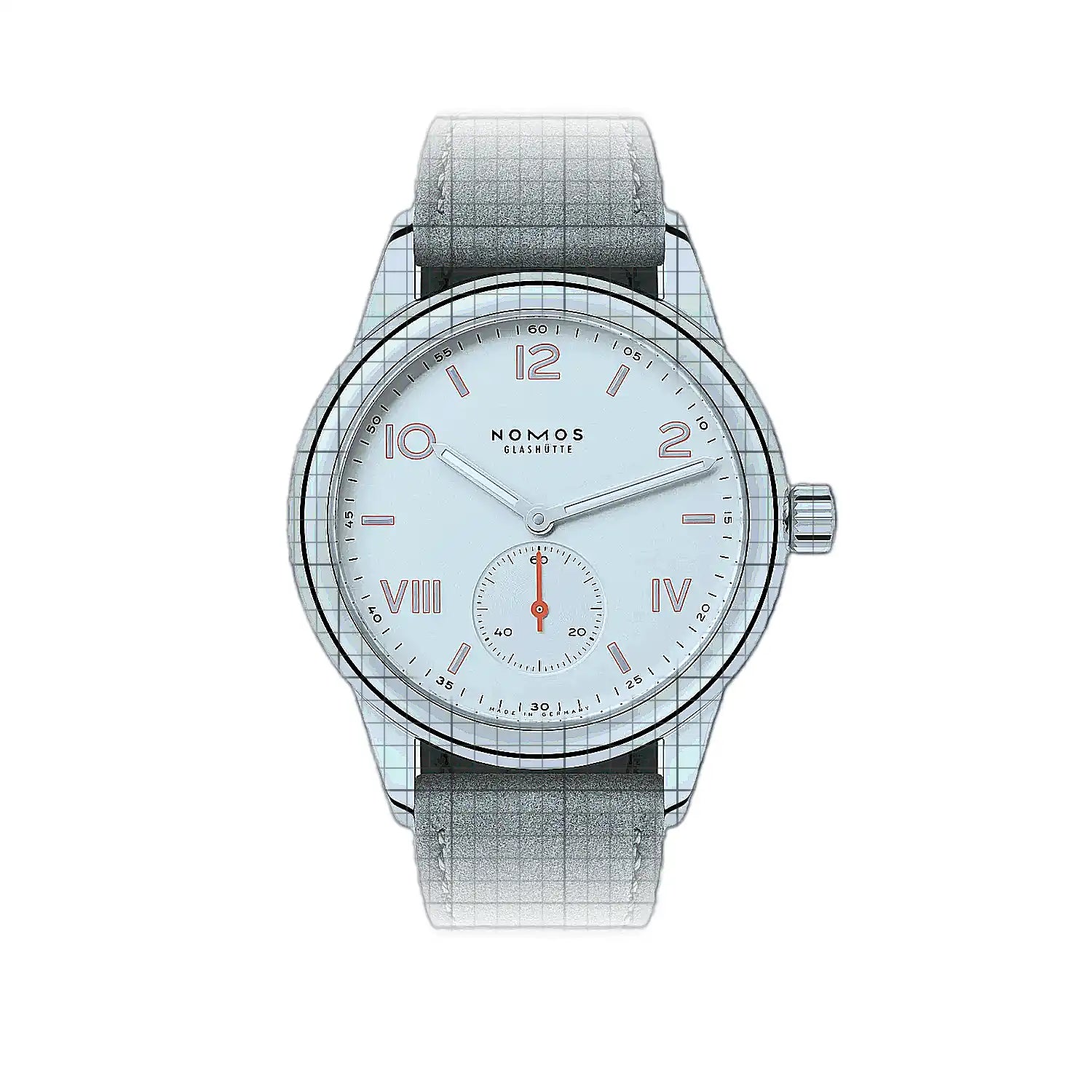 Nomos Glashütte Club Manual Winding White 36mm