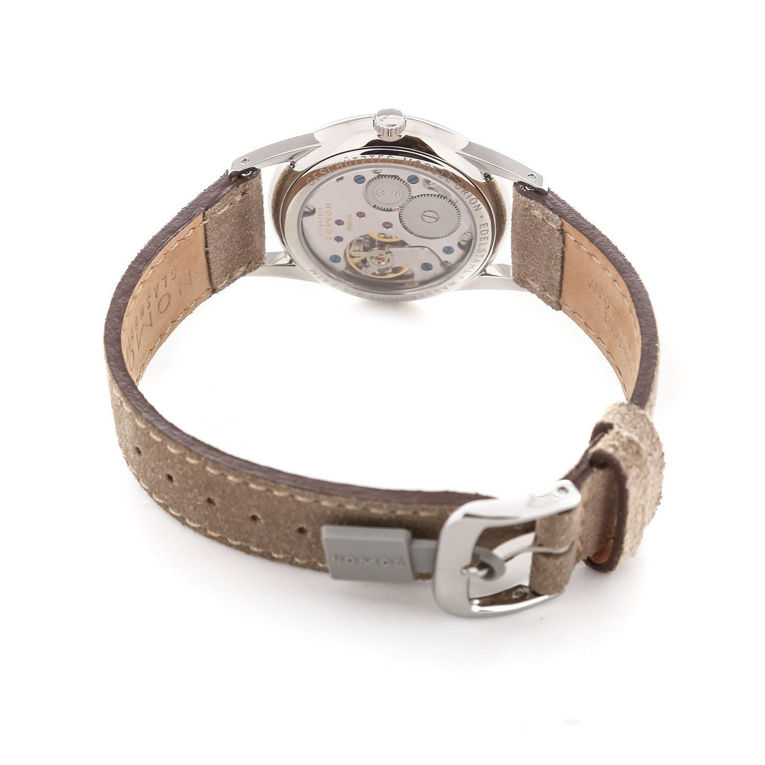 Nomos Glashütte Orion Handaufzug Silber